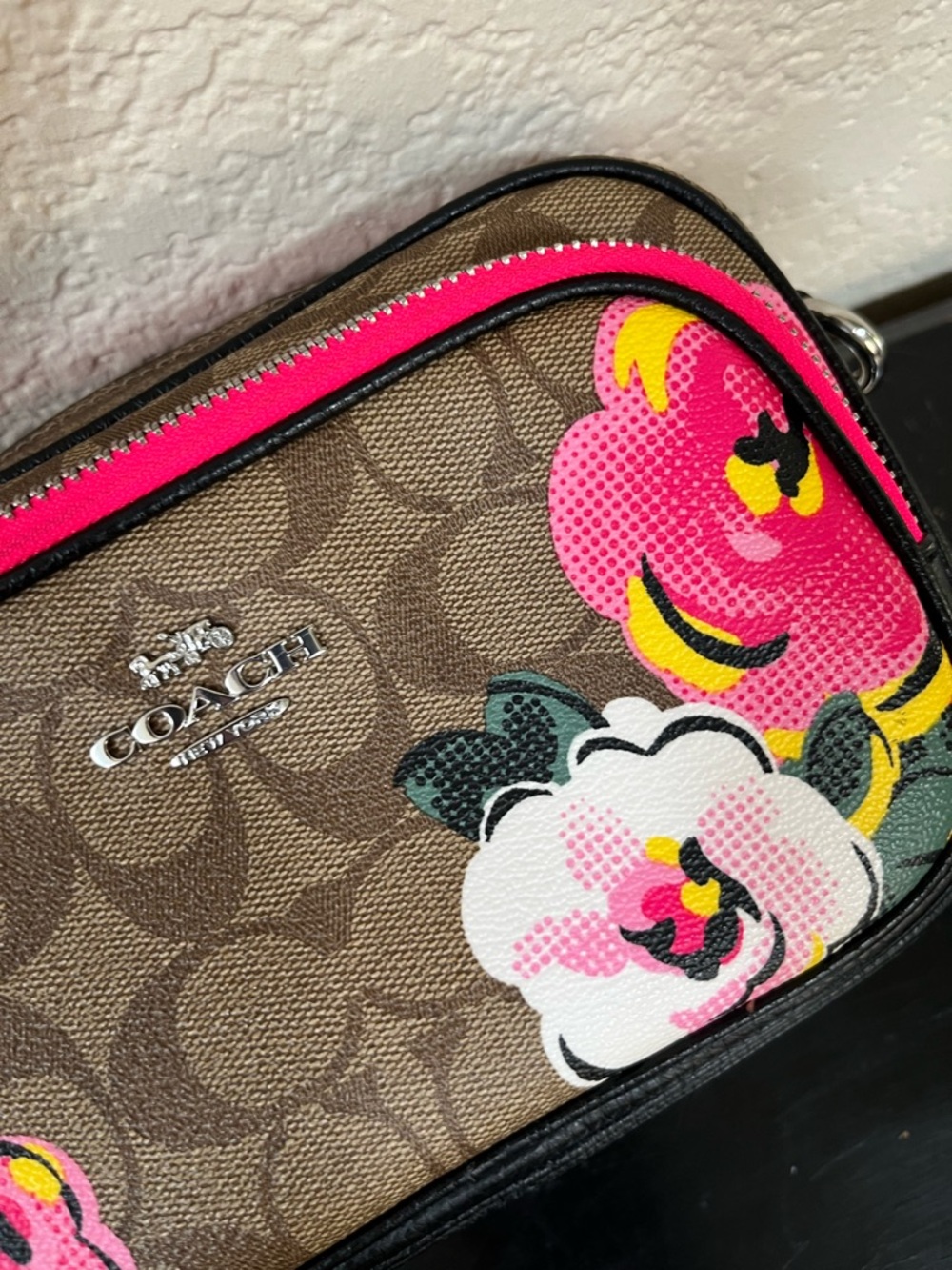 Coach Jes Court Jumbo Floral Crossbody - Picture 4 of 12